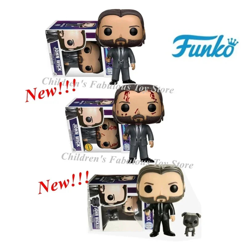 Funko POP JOHN WICK 387# 580# Vinyl Action Toy Figures Collectible Model for Children 10cm with Box Christmas Gifts Toys Ürün ana görseli