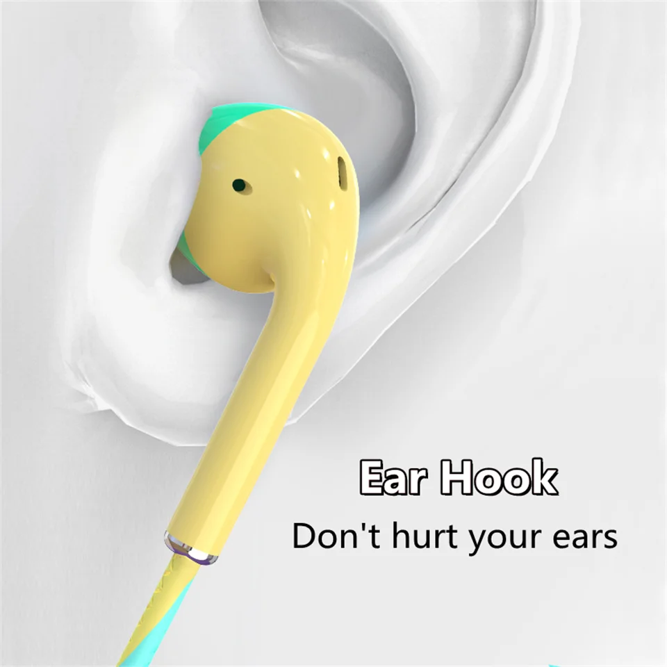 3.5mm Wired Headphones With Bass Earbuds Stereo Earphone Music Sport Gaming Headset With mic For Xiaomi IPhone Huawei Samsung