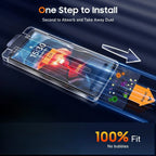 3PCS Tempered Glass For Google Pixel 10 9 Pro XL 8 8A 9a 7 7a 5G Screen Protector Fingerprint Toughened Accessories No Dust Kit