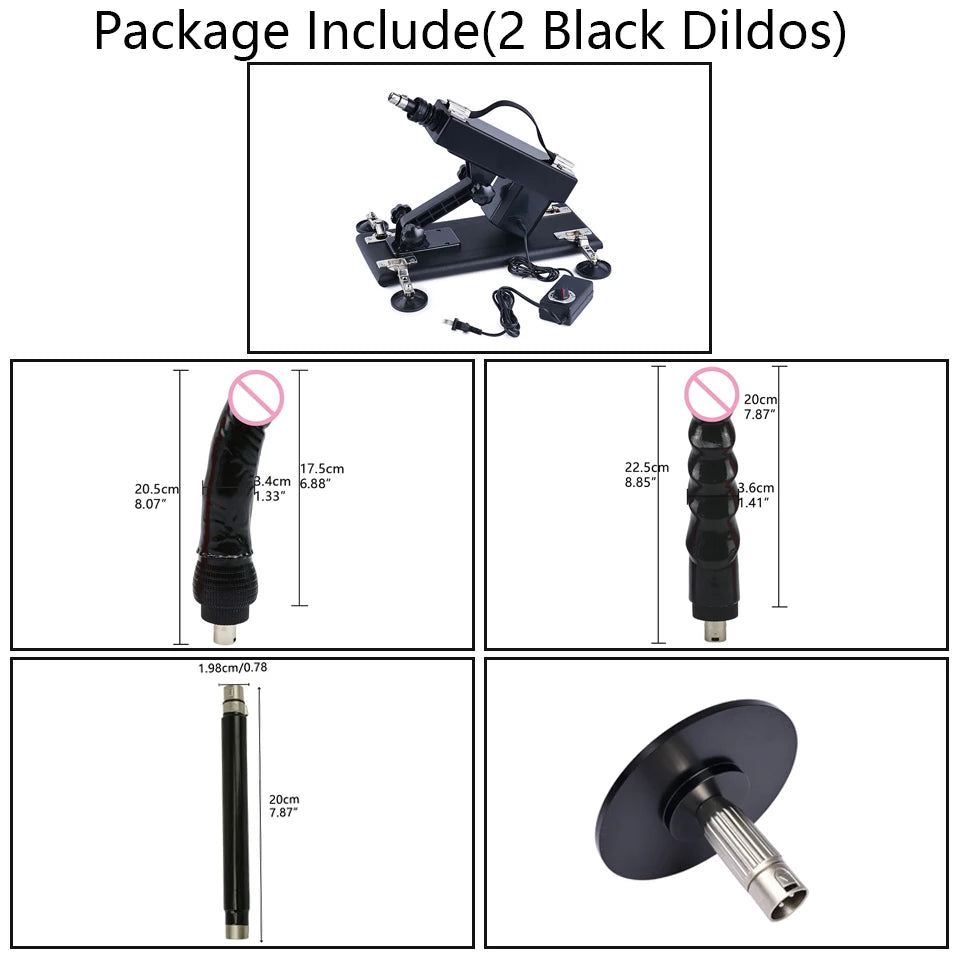 ROUGH BEAST Sex Machine for Women and Men with Dildo Attachment Automatic Masturbation Machine 3XLR Connector Sex Toys Products