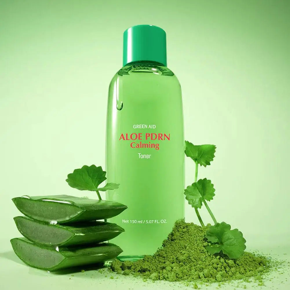 EQQUALBERRY ALOE PDRN & NAD PEPTIDE Skin Kit - HYALTOIN Serum, Bakuchiol Plump Calming Toner Serum Korean Daily Skin Care