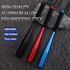 1/2/3pcs Fish Hammer Beat 104g Aluminum Alloy Fish Knocking Stick EVA Handle Fishing Bat Fishing Priest Device Fishing Tackle