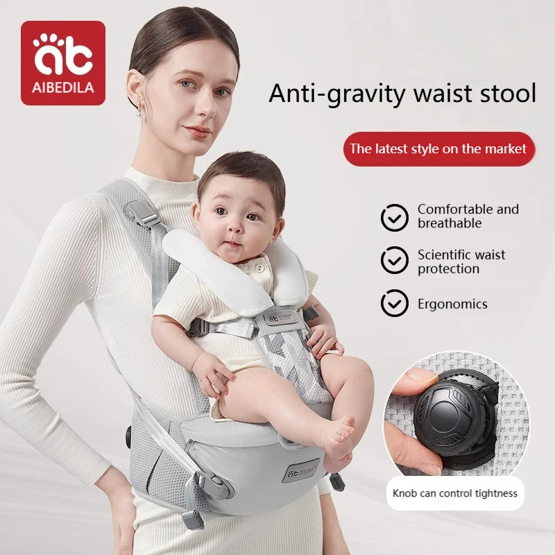AIBEDILA Baby Carrier Ergonomic Kangaroo Infant Kids Sling Back Front Facing Backpack Wrap Newborn Bag 0-6 Months Ürün ana görseli