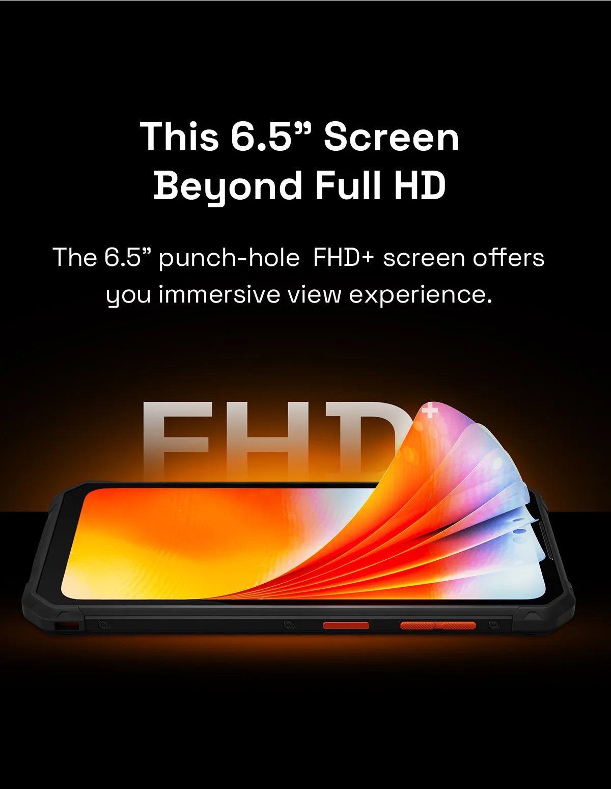 IIIF150 Air1 Rugged Phone Smartphone 5000mAh Battery 6.5" FHD+ Display 20MP Camera NFC IP68 IP69K 11.35MM Ultra-Thin Rugged