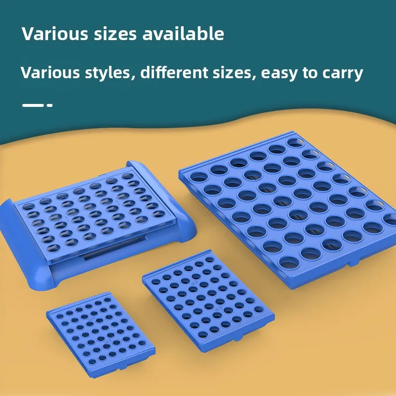 Classic Connect Four Board Game Four in a Row-2 Players Strategy Puzzle Toy for Family Game Kids Adults Durable Plastic Grid Set