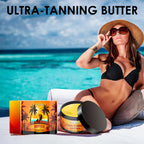Tanning Gel for Deep Bronze Glow with Coconut Oil and Carrot Seed Oil for Outdoor Tanning to get Sun Kissed Skin Deep Hydration