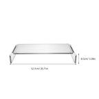 Acrylic Clear Monitor Riser Stand Compact Desktop Computer Monitor Stand Office Screen Riser Computer Storage Base