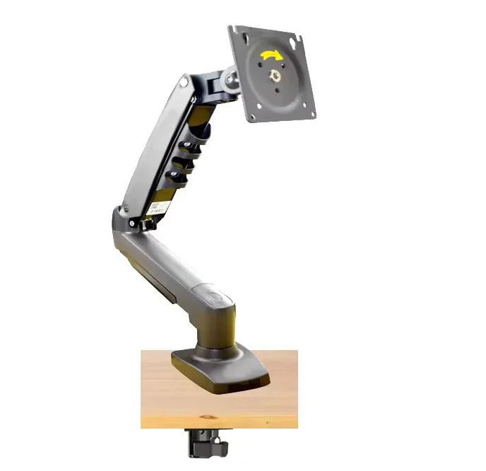 D-MOUNT K80 metal 17"-30" monitor desktop stand mount gas spring arm full motion rotate clamp grommet 2-9KG
