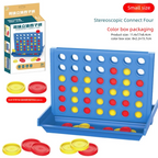 Classic Connect Four Board Game Four in a Row-2 Players Strategy Puzzle Toy for Family Game Kids Adults Durable Plastic Grid Set