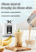 Portable Juicer Blender 450ml Juice Maker USB Rechargeable Lemon Orange Fruit Juicing Cup Electric Juice Machine Travel Juicers