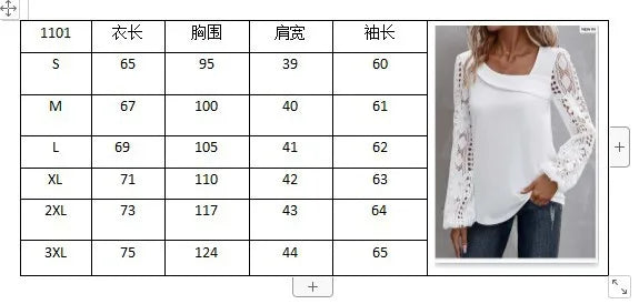 Fashion White Lace Blouse Women 2023 Casual New Arrivals Shirts And Blouses Elegant Female Loose Long Sleeve Tops