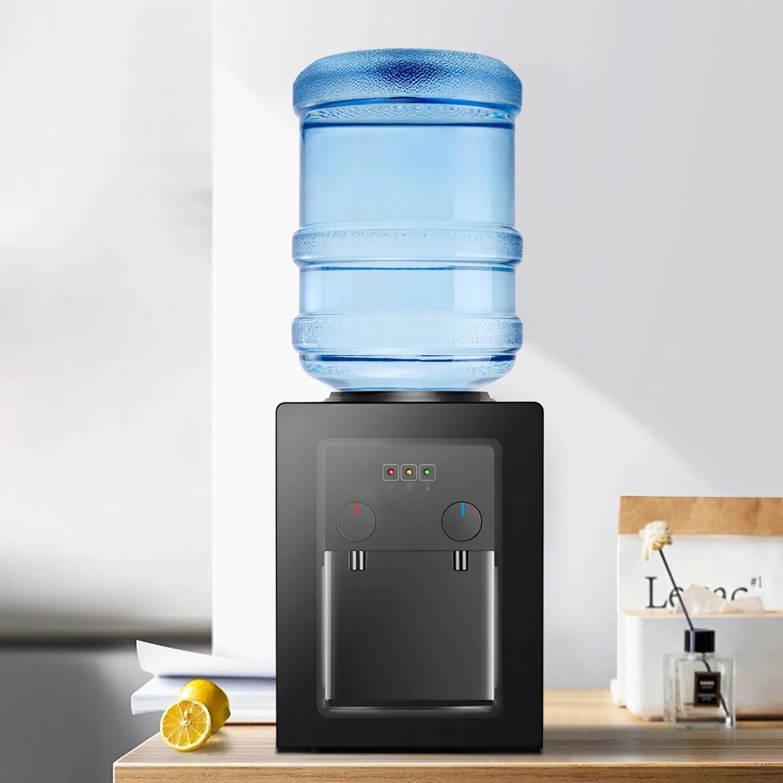 Desktop Electric Water Dispenser Independent Hot and Cold Coffee Office Water Dispenser 550w 85-95 ℃ Ürün ana görseli