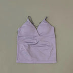 Vision Twist Front Longline Top Women Gym Tank Yoga Tops Quick Dry Thin Strap High Elastic Running Vest Push-up Fitness Vest