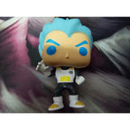 Funko Dragon Ball Goku #121 Super Saiyan Model Cake Ornament Toy Sculpture Blue Practice Suit Animated Character Statue