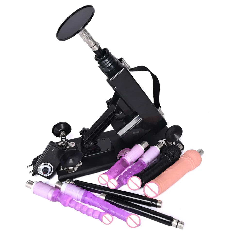 ROUGH BEAST Sex Machine for Women and Men with Dildo Attachment Automatic Masturbation Machine 3XLR Connector Sex Toys Products