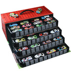 48pcs Metal Iron Alloy Cars Truck Toys Train Track Set Slot Car Models for Children's Toys Boy Miniature Trolleys Christmas Gift