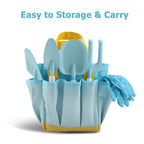 9PCS Candy Color Garden Tool Set Shovel Trowel Fork Watering Can Children Planting Kit Garden Loosening Soil Tools