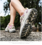 2025 Hiking Shoes Men Women Mesh Sneakers Breathable Fashion Mountain Shoes Boy Spring Autumn Summer Work Shoes Outdoor Trekking