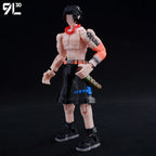 9L3D Printed Anime One Piece Naruto Demon Slayer Dummy13 Lucky T13 Movable Shapeshift Action Figures Mannequin Toys Collectors