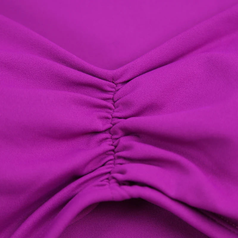 Quick Drying Breathable Short Yoga Sexy Clothes For Women Nude Feeling Fitness Tops Slim Fit Exercise Running Clothes