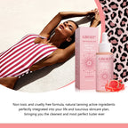 GROEI 60ml Sunless Tanning Drops to Drink - Natural Watermelon Flavor, No Sunlight Needed, Easy-to-Use Skin Glow Solution