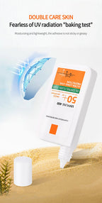 SPF50+ Sunscreen Lotion Lightweight Non-Greasy UV Protection Face Body Sunscreen Lasting Moisturizing Refreshing Sunburn Defense