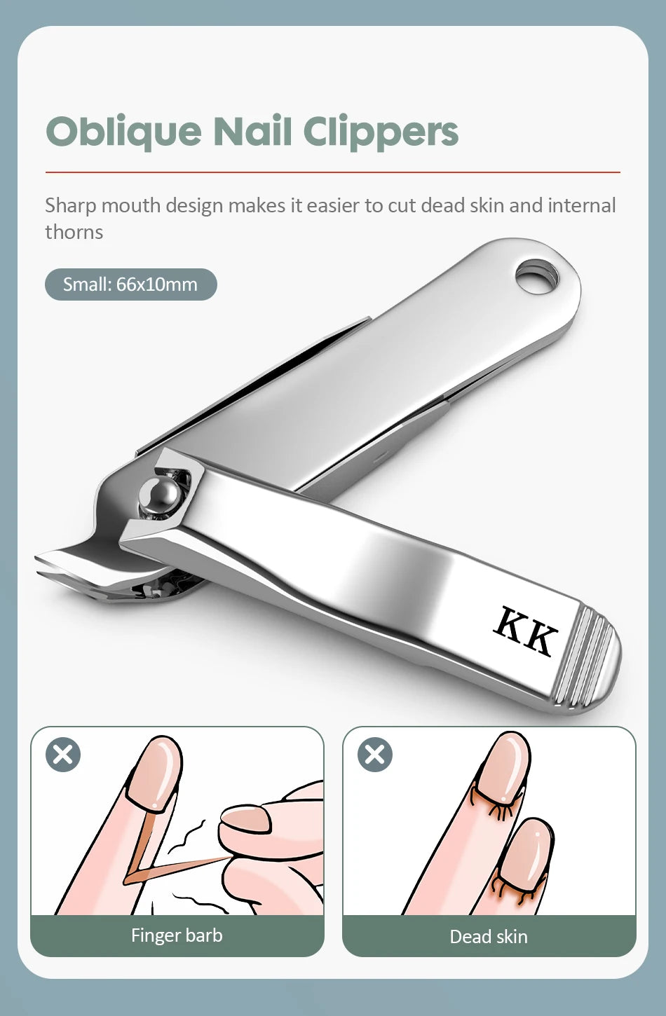 KK 11 in 1 Manicure Tools Professional Nail Clippers Set Stainless Steel Nail Cutter Pliers Scissors Kit Foot Care Hand Care