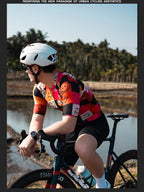 X-TIGER Summer Men's Cycling Jersey Short Sleeve Slim Fit GRAFFITI ART STYLE Breathable Maillot for Mountain Road Bike Pro