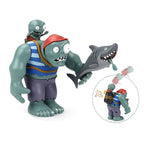 PLANTS VS ZOMBIES Crazy Dave Game Action Figure Roadblock Iron Bucket Grim Reaper Zombie Model Doll Kids Toys Children's Gifts