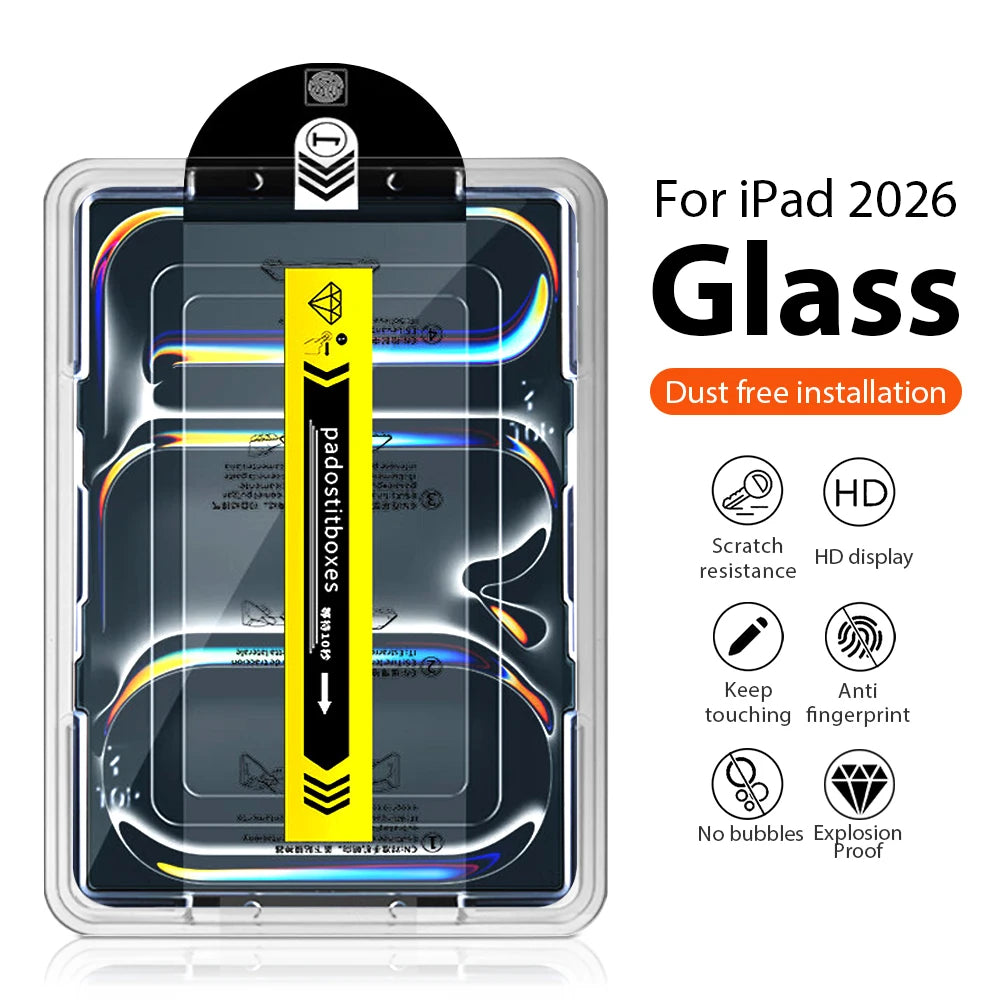Screen Protector Tempered Glass For iPad Pro 13 11 M5 M4 12.9 A16 10 9 10th 9th Generation Air 5 4 3 M3 M2 Mini 7 6 Accessories Ürün ana görseli