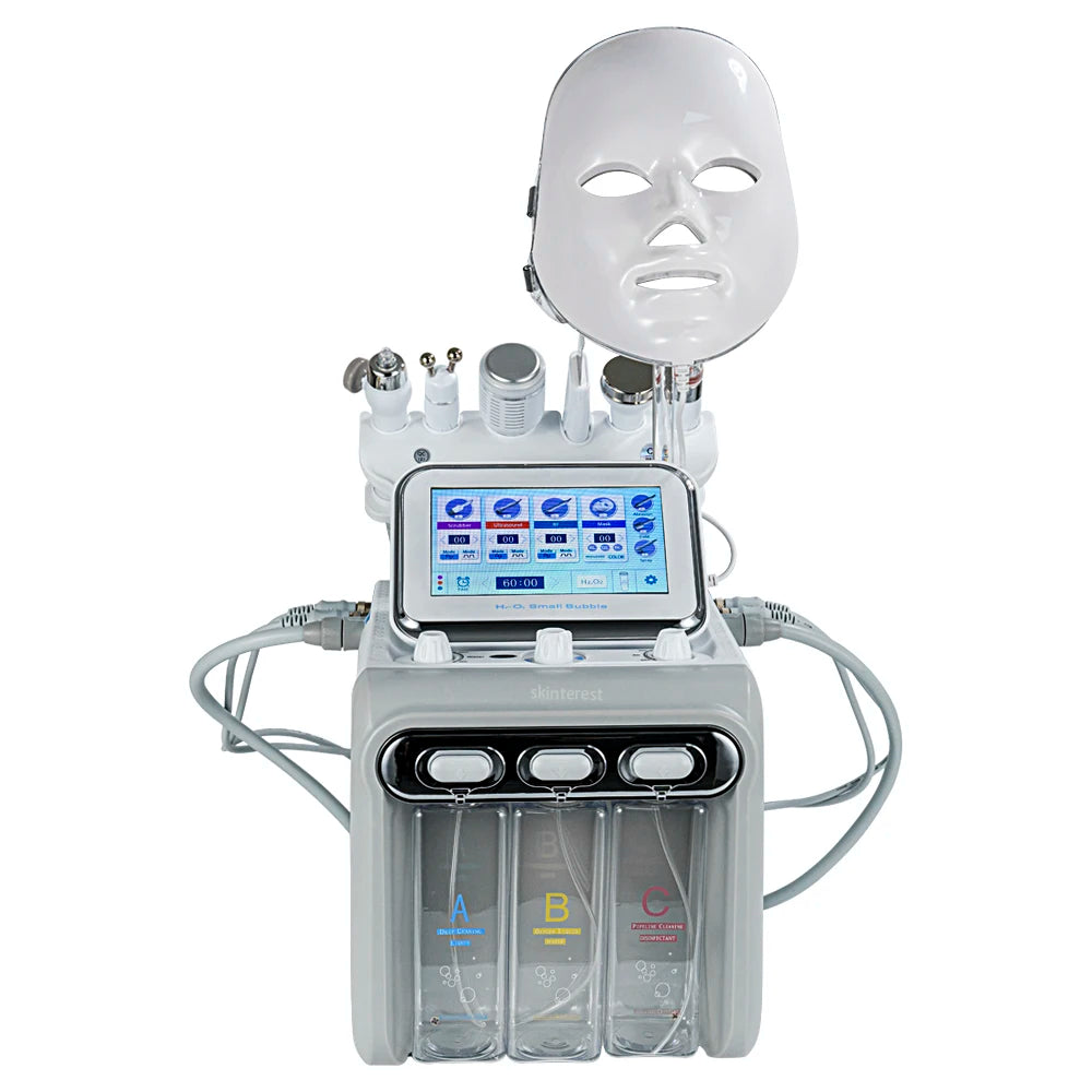 7 in 1 Dermabrasion Peel Spa Facial Machine Skin Rejuvenation Hydro Dermabrasion Hydro Aqua Face Deep Cleaning Skin Care Device