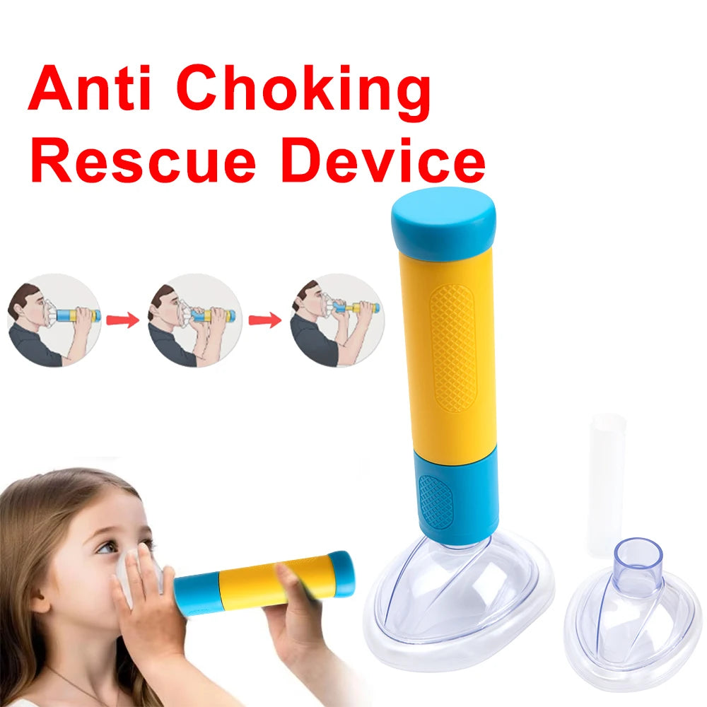 Portable Auto CPR Anti Choking Simple Rescue Device Emergency Life Saving Suction kits kids & Adult travel home