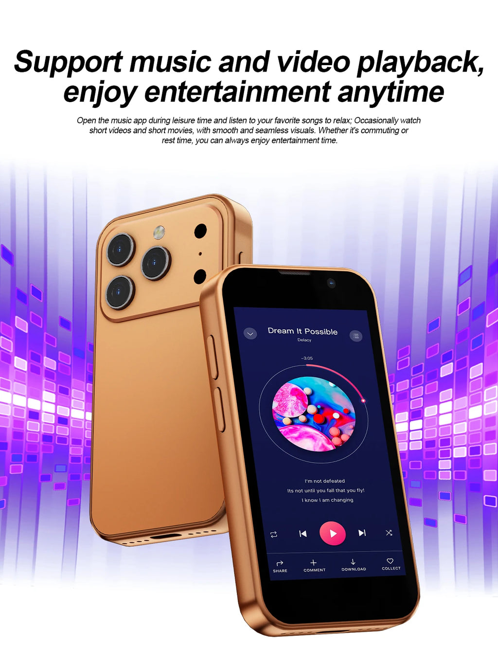 SERVO 17SE MINI 3G Tiny Smartphone Android System Play Store 2GB+16GB WhatsAPP GPS WiFi Dual SIM Card 3.0" Small Smart Cellphone