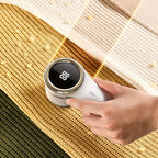 Electric Lint Remover Fabric Shaver LCD Display USB Rechargeable Portable Clothes Fuzz Remover Hair Balls Trimmer for Home