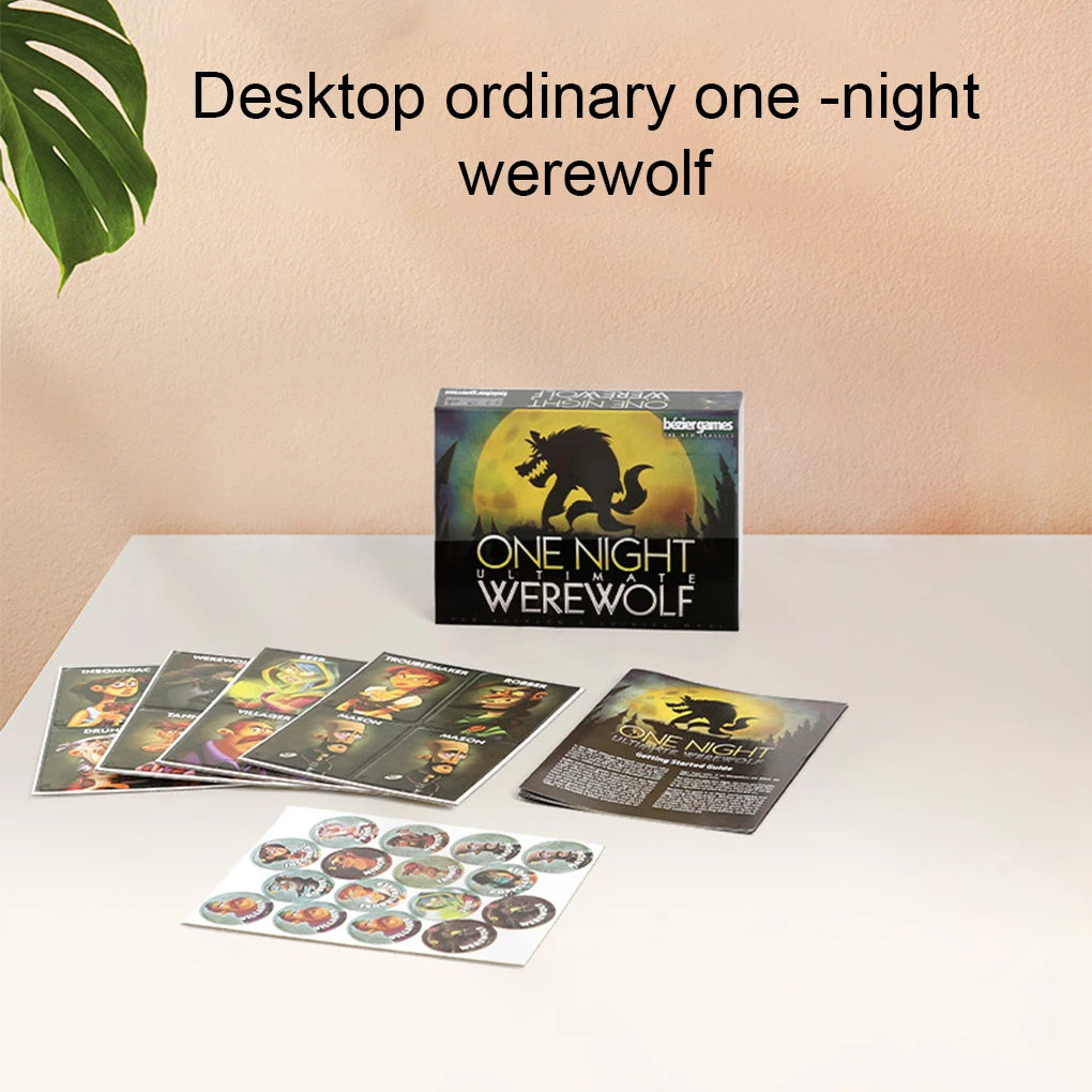Board Games One Night Ultimate Werewolf Game Card Daybreak Vampire Alien Bonus Roles Party Home Playing Cards Paper Game Card
