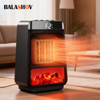 Portable Electric Heater Portable Desktop 1000W PTC Heating Fan Warm Air Blower for Household Office Mini Space Heater