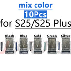 10Pcs mix color SIM SD Dual Card Phone Card Tray Holder Adapter For Samsung S23 S24 S25 Plus S23 Ultra Sim Card Drawer Slot Tray