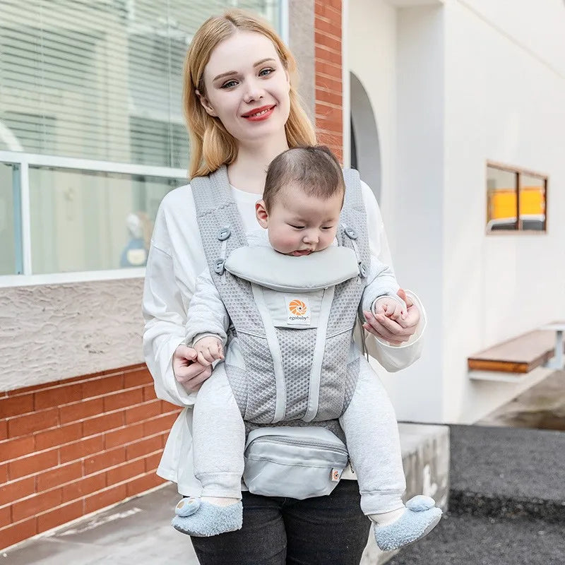 Egobaby Omni Baby Carrier Cotton Breathable Ergonomic Backpacks Holder Shoulder Waist Belt Sling Suspenders 360 Ürün ana görseli