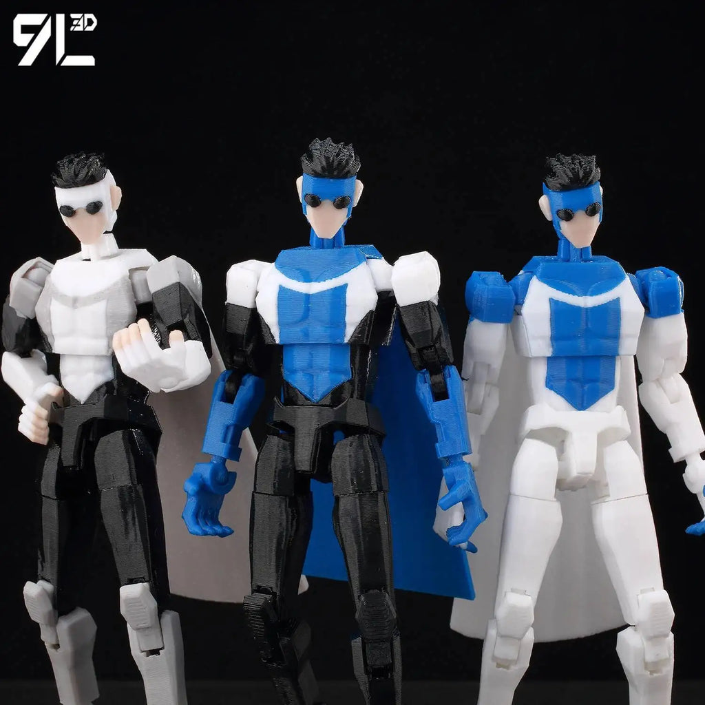9L3D Lucky 13 Invincible Boy Conquer Omni Action Figure 3D Printed Anime Model Multi-Jointed Poseable Collectible Toy Gift Fan