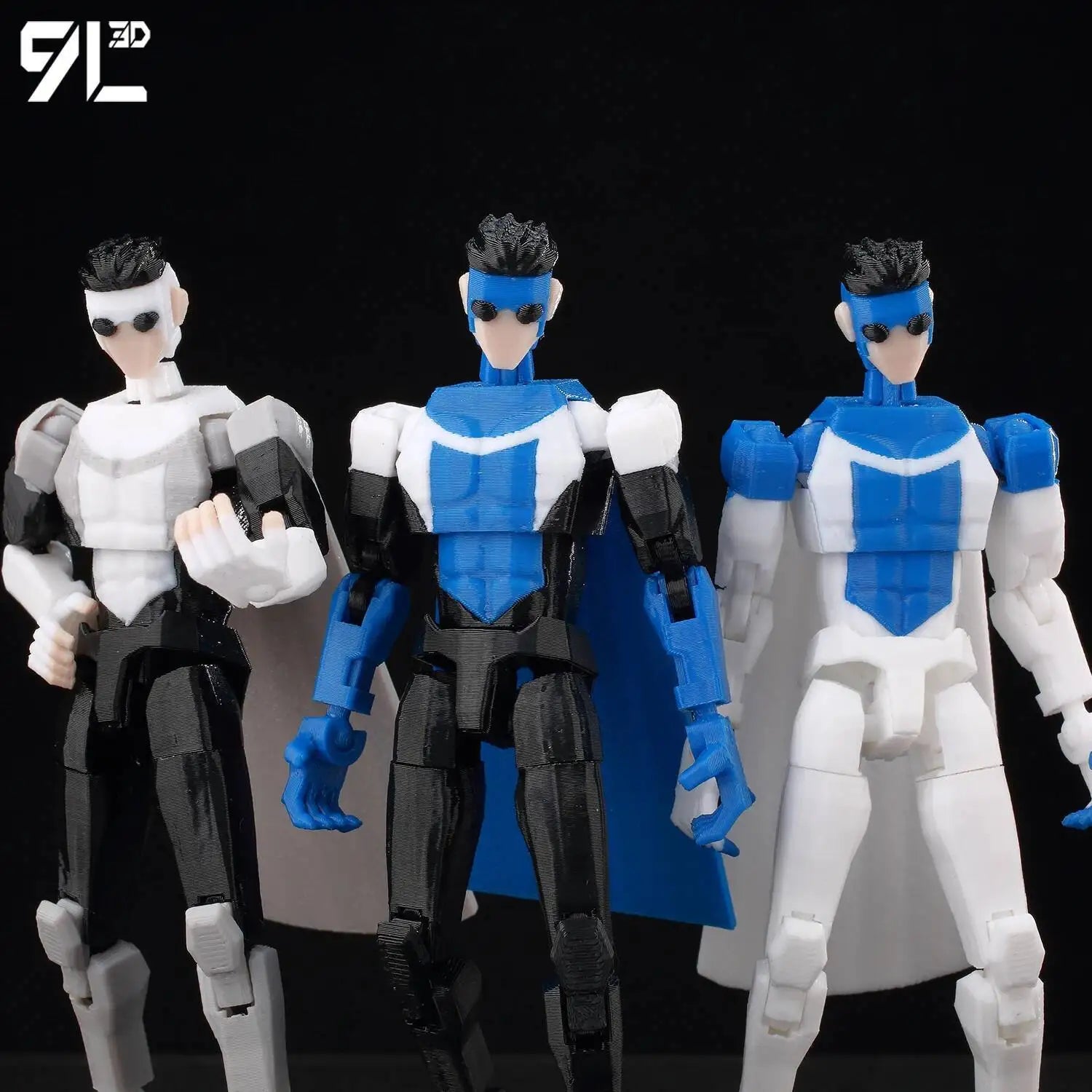 9L3D Lucky 13 Invincible Boy Conquer Omni Action Figure 3D Printed Anime Model Multi-Jointed Poseable Collectible Toy Gift Fan