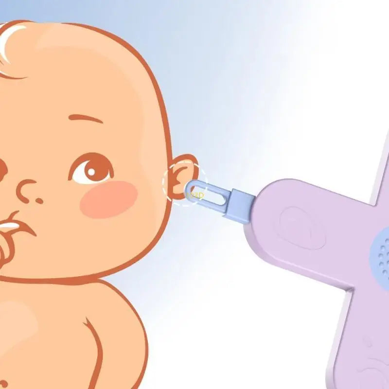 Infants Ear Nose Navel Clean Tool Kids Safety Ear Pick Navel Cleaner Nasal Cavity Care Supplies 4-in-1 Baby Care Gadget