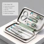 MR.GREEN Premium Manicure Set Professional-Grade Stainless Tools with Clean Lines & Travel-Ready Design Portable Case