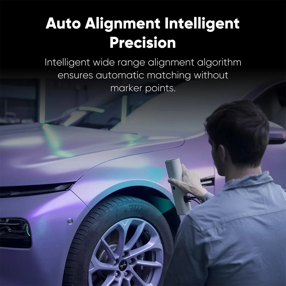 3DMakerpro Lynx 3D Scanner Luxury Edition, 0.10mm Accuracy, 0.30mm Resolution, 10fps Frame Rate, Class 1 White Light, Visual Tracking, 250x400mm Single Capture Range