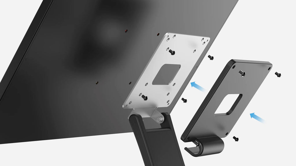 UPERFECT VESA Desktop Monitor Holder 15-22" LCD LED Folding Display Touch Screen Stand Mount Support Metal Bracket Load 6.5kg