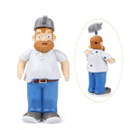 PLANTS VS ZOMBIES Crazy Dave Game Action Figure Roadblock Iron Bucket Grim Reaper Zombie Model Doll Kids Toys Children's Gifts