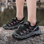 Women Summer Hiking Shoes Breathable Lightweight Outdoor Trekking Sneakers for Mountain Climbing