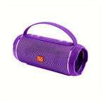 TG116C Outdoor Portable Upright Wireless Compatible Speaker, Cute Little Cube Speaker Music player, Support USB/ TF/ FM Radio Mu