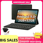 10.1 INCH RAM 2GB ROM 32GB V9 Android 9.0 Tablet PC CPU MT8167  (Quad core,2M cache) Processor Dual Camera WIFI DC Charge