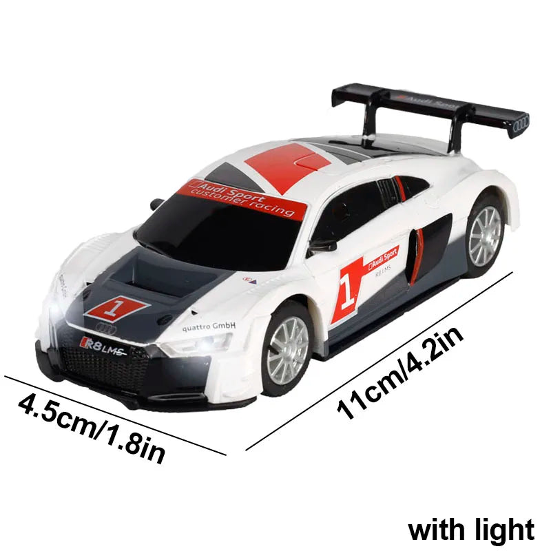 Analog Slot Car Racing R8 Police 1 43 Set Electric Coche Gift Kids For Scalextric Compact Go Ninco Scx Cars Toy