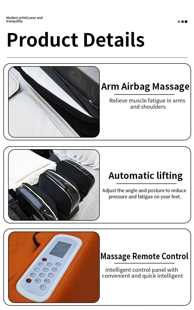 Salon Head Spa Shampoo Massage Bed Synthetic Leather Head Therapy Bed Automatic Massage Shampoo Chair Hair Spa Equipment Durable
